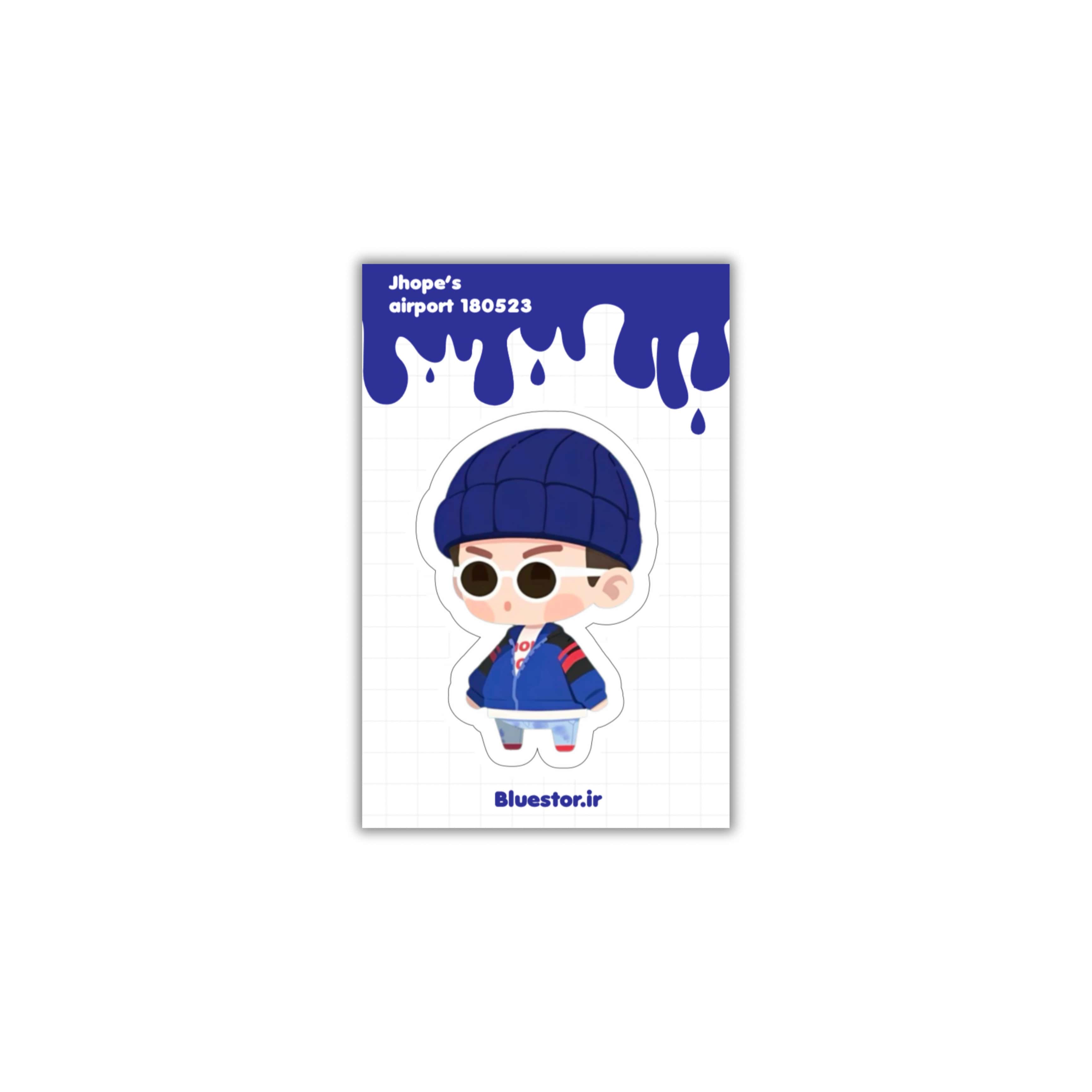 استیکر  Jhope's airport outfit