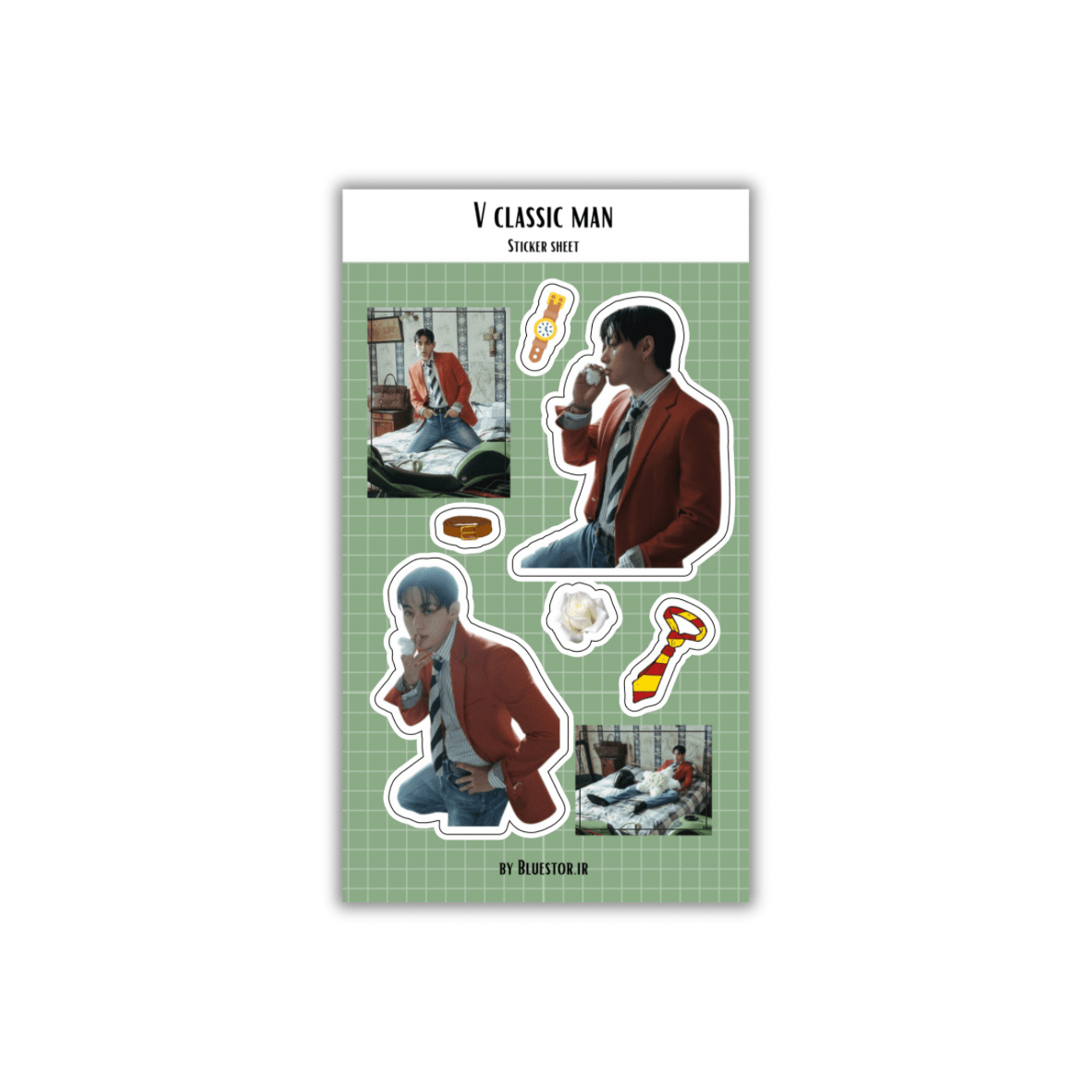 استیکر V classic man