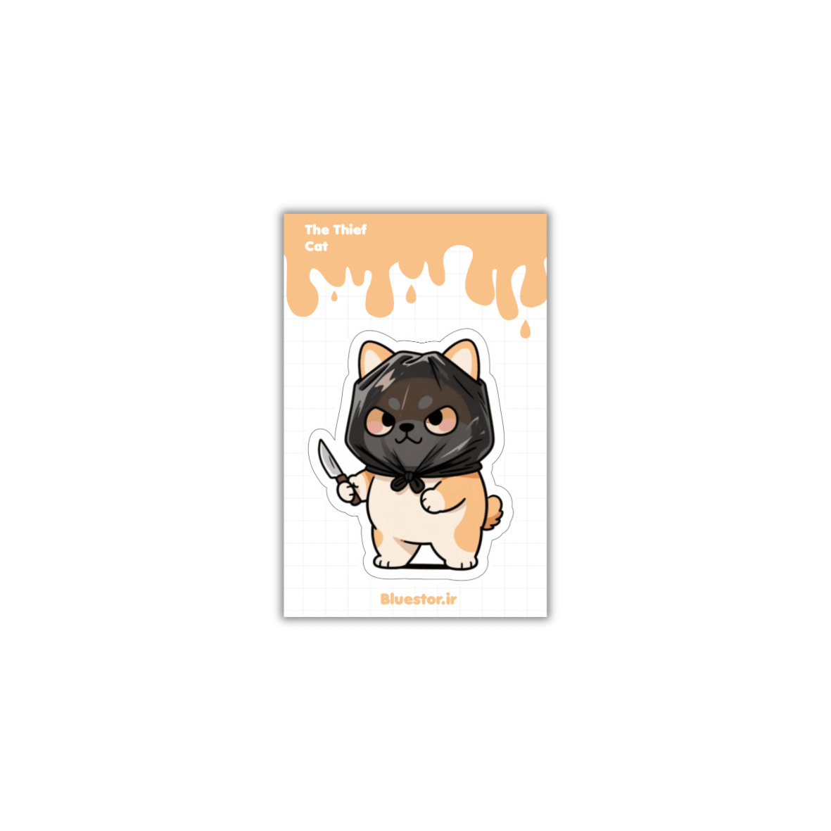 استیکر The Thief Cat