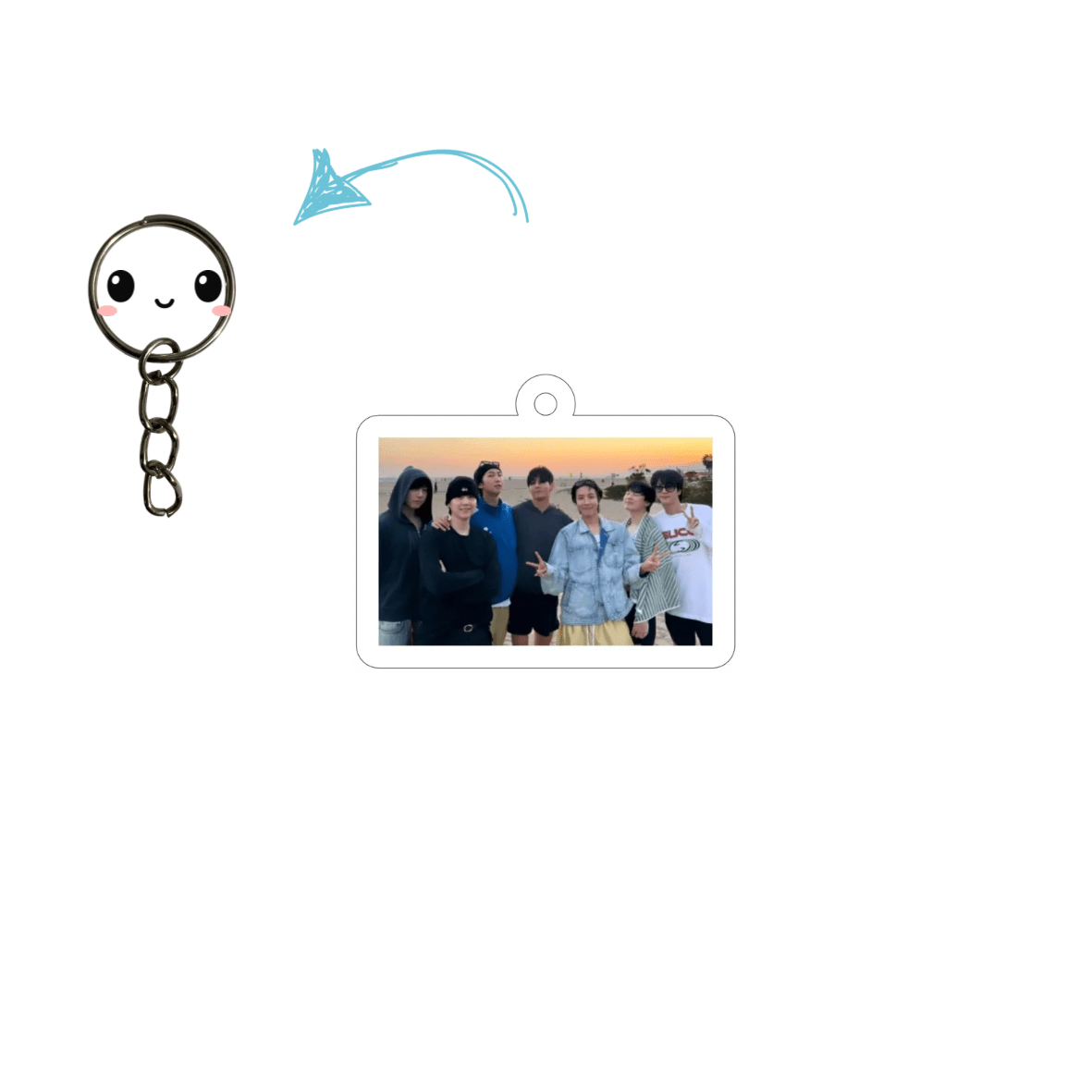 آویز 7Minutes 7Members