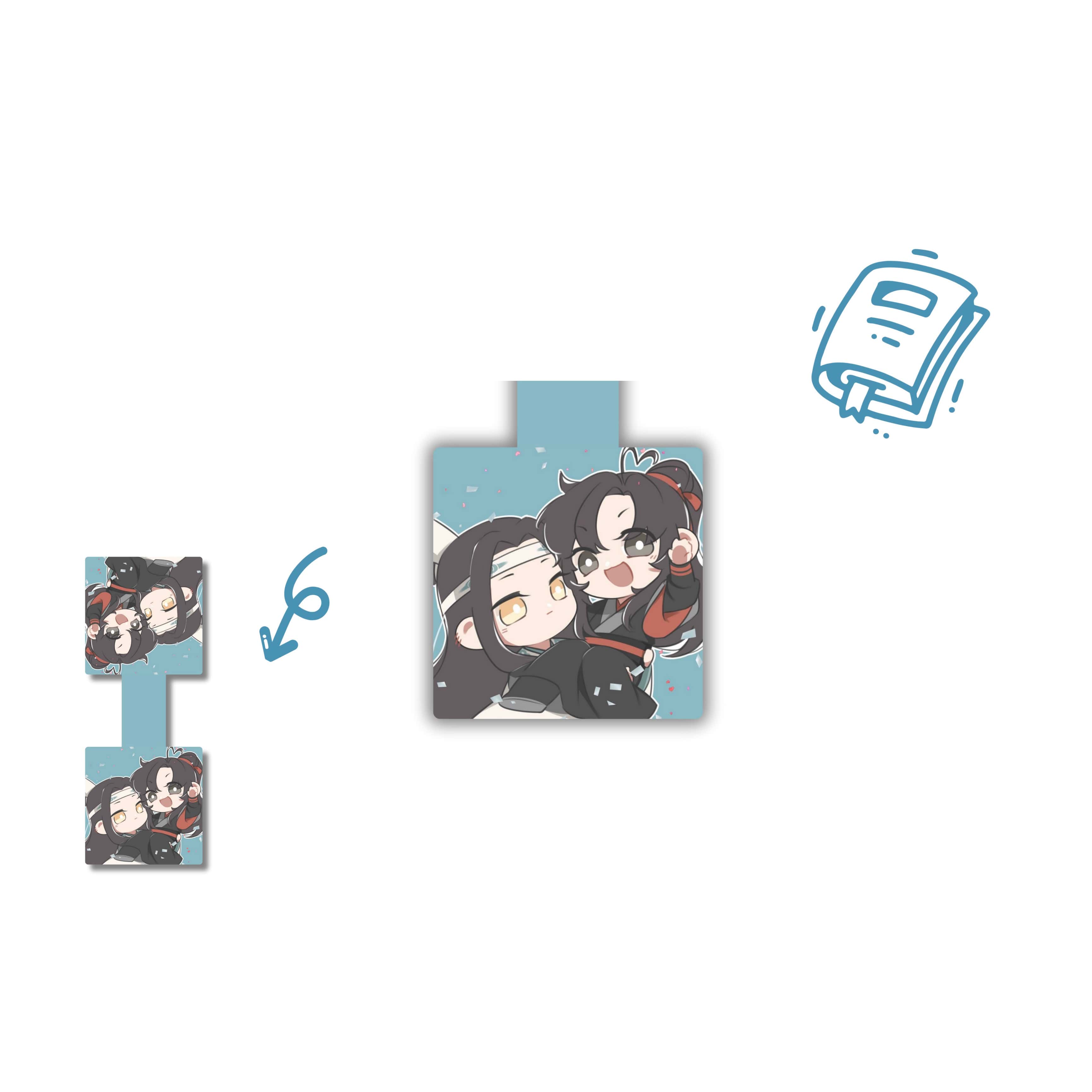 بوکمارک مات Wangxian