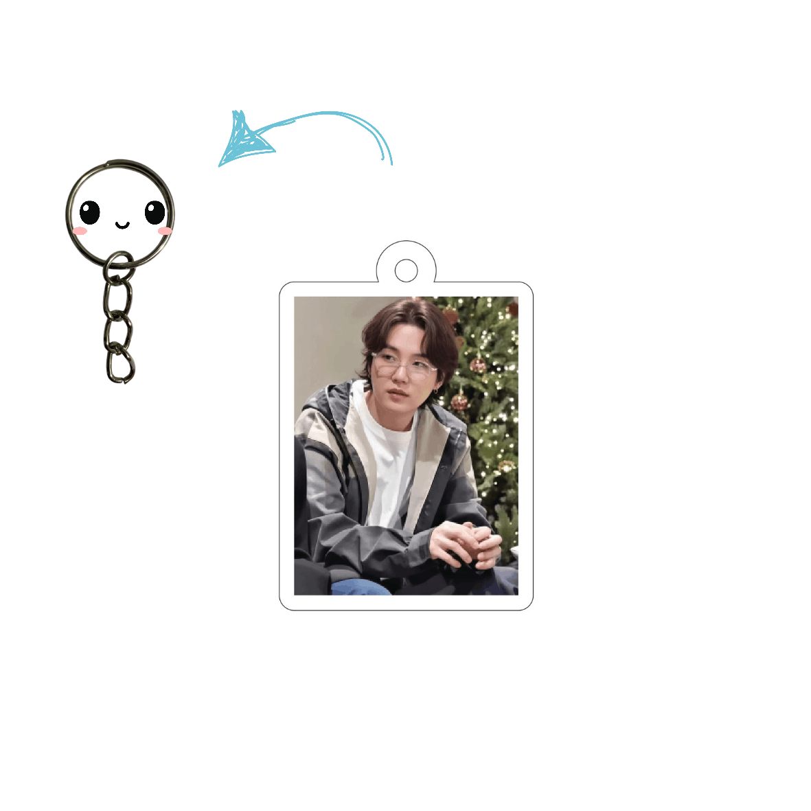 آویز پیشی عینکی