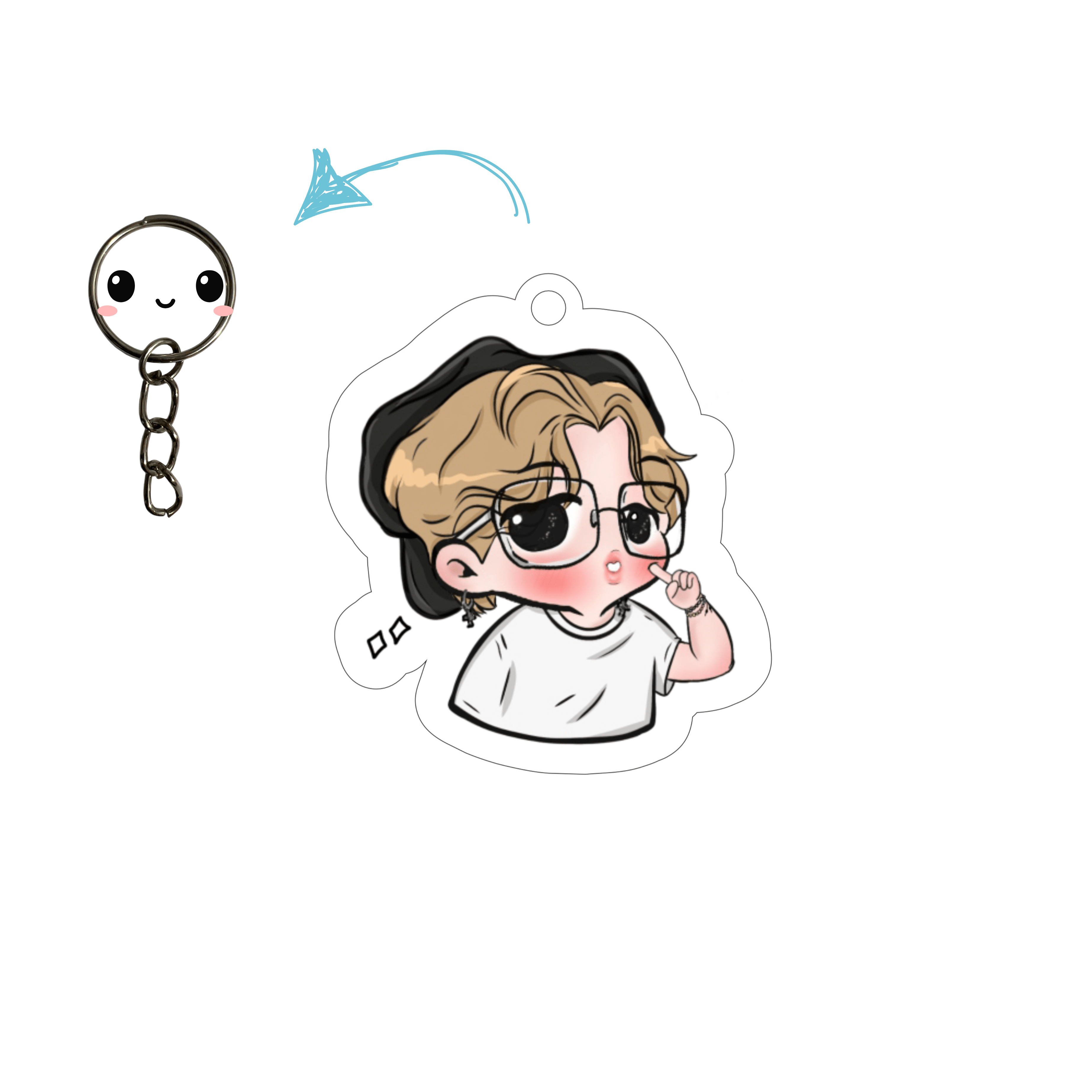 اویز Gold Jimin