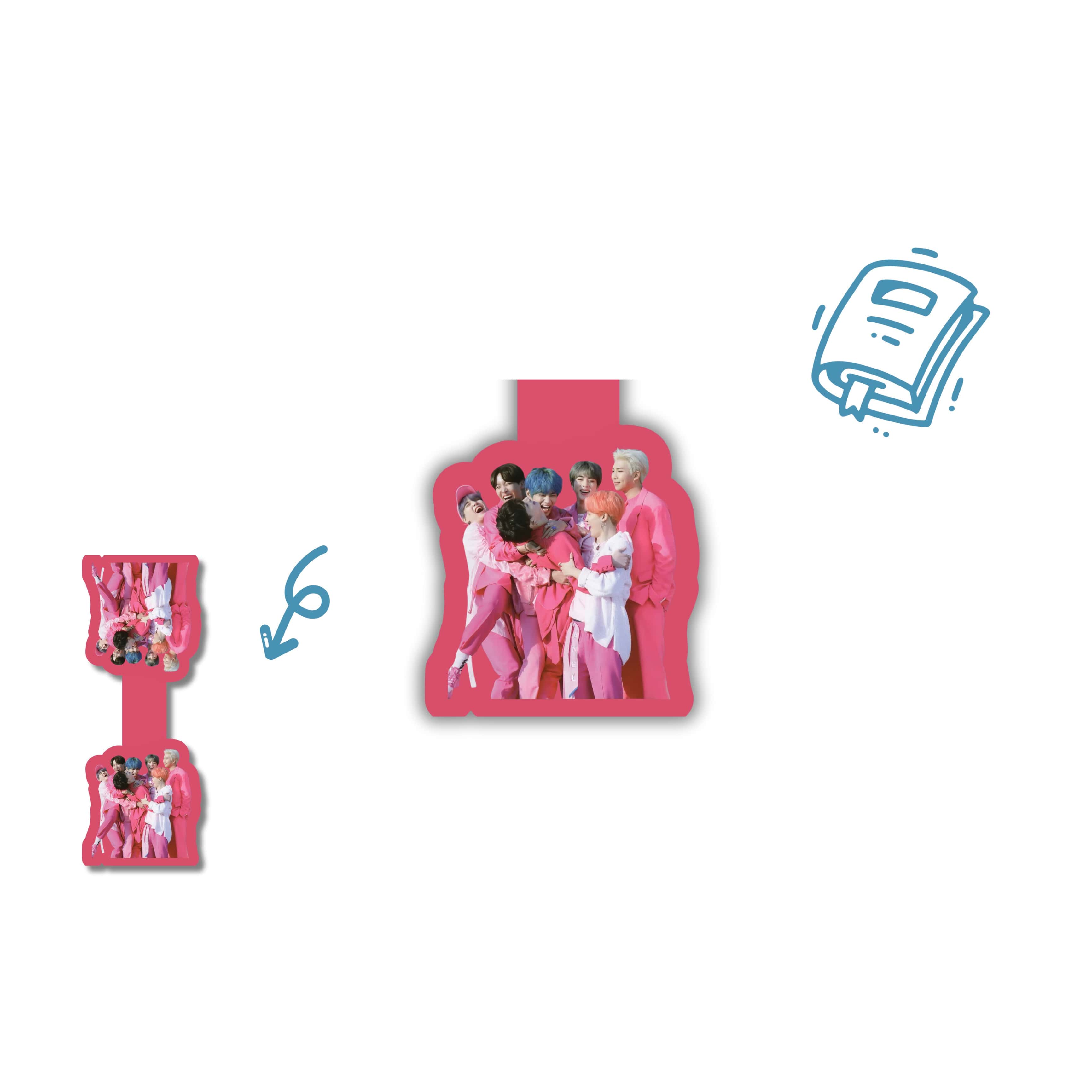 بوکمارک اکلیلی Bts pinky