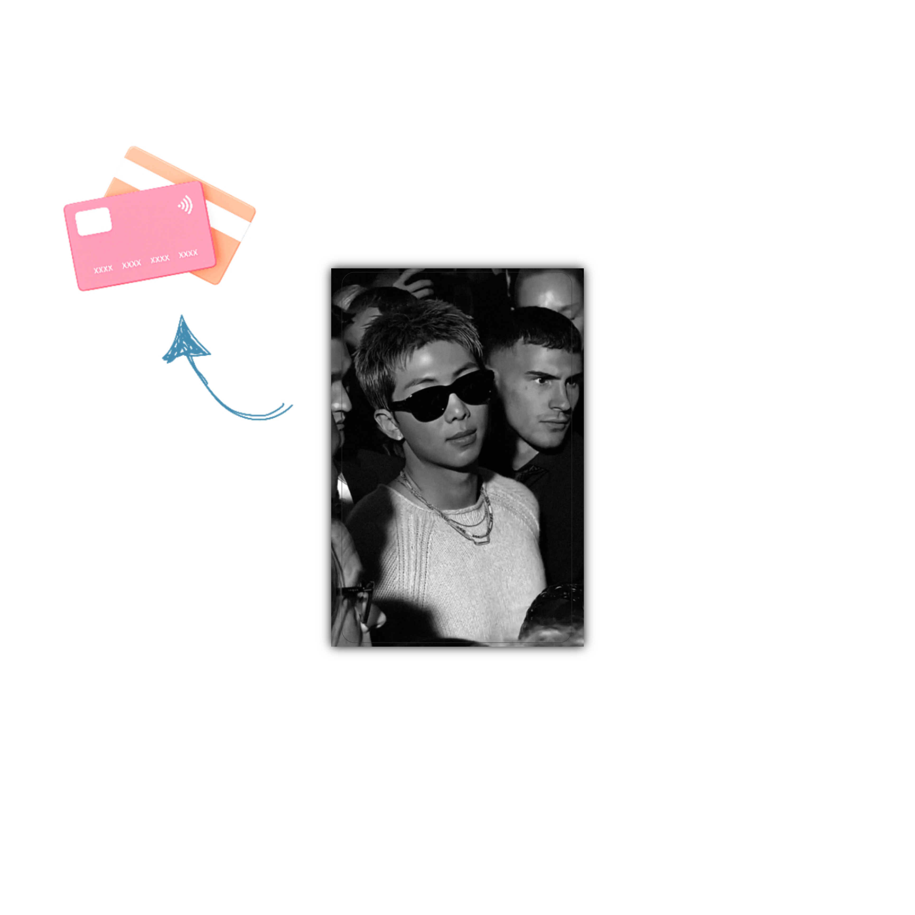 استیکر کارت اکلیلی Hot-Joon